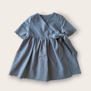 ANNA – Robe cache coeur manches courtes