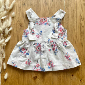 Débardeur Blouse – Coton imprimé fleurs de cerisier – 3 ans