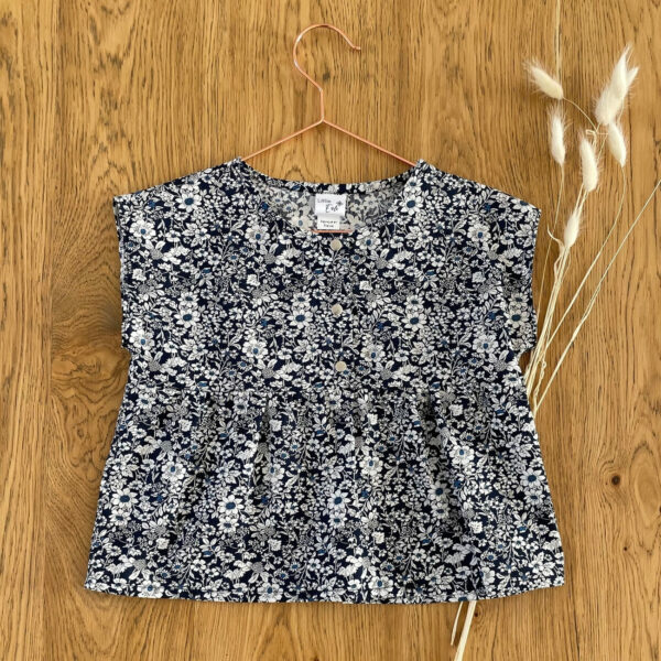 blouse olivia little eole liberty marine