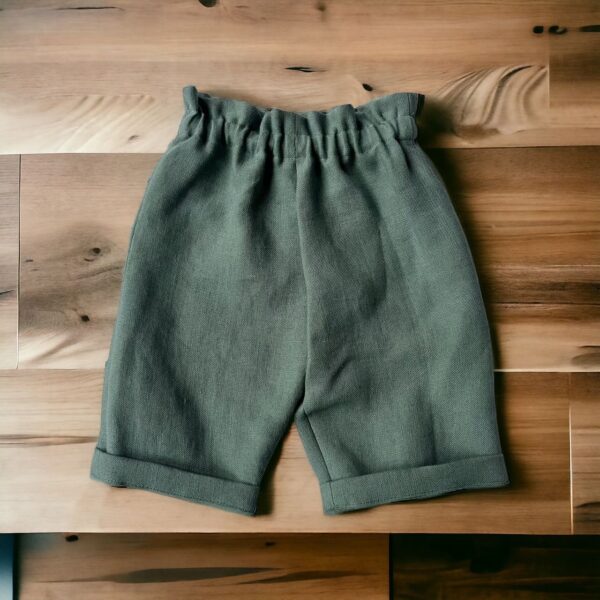 pantalon cassio little eole lin vert