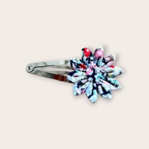 MINILOU – Barrette Fleur en Tissu